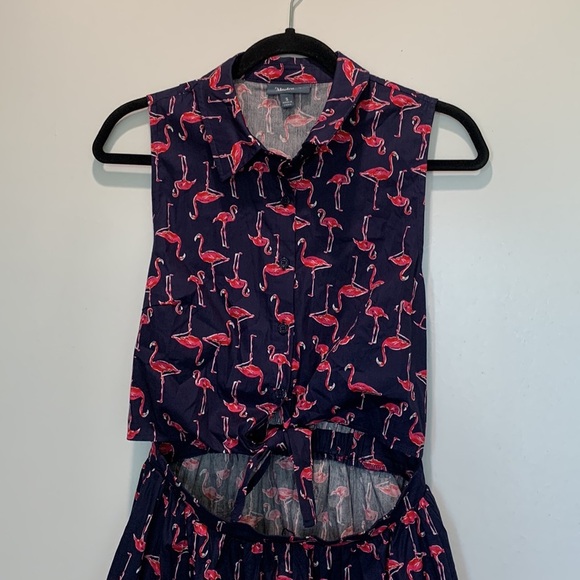 ModCloth flamingo dress - Picture 3 of 9
